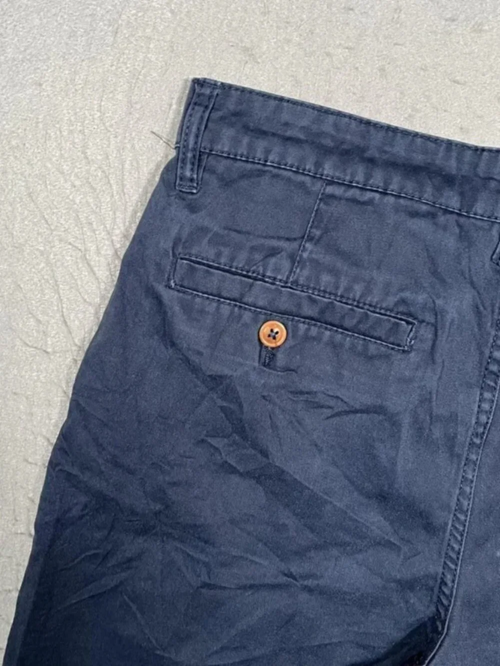 Quiksilver Dark Blue Chino Shorts Surf Skate W29 I9